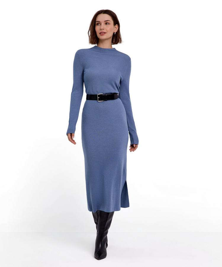 Falke Falke Merino Ultrafine Kleid Damen - blue steel (6958) - 1 | SportScheck