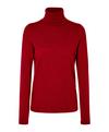 Falke Merino X-Fine Roll Neck Strickpullover Damen - red velvet (8264)