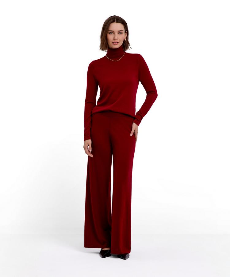 Falke Falke Merino X-Fine Roll Neck Strickpullover Damen - red velvet (8264) - 1 | SportScheck