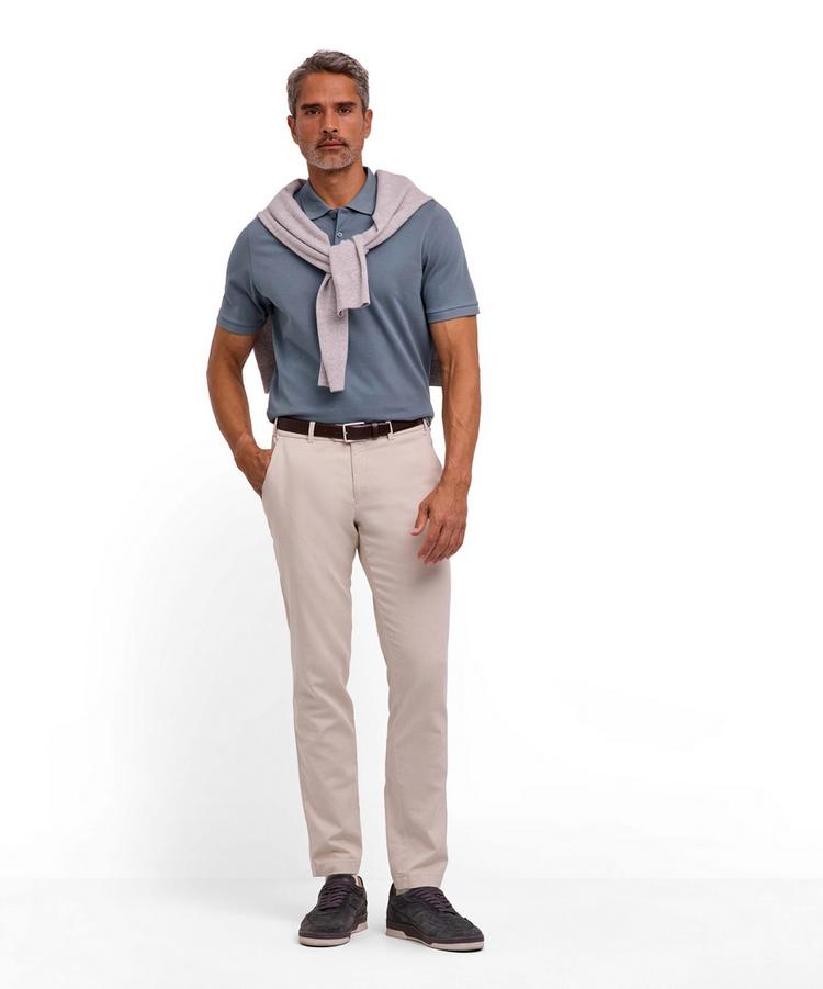 Falke Falke Pima Piqu&eacute; Polo Poloshirt Herren - monument (6592) - 1 | SportScheck
