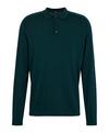 Falke Merino Ultrafine Polo Strickpullover Herren - forest (7450)