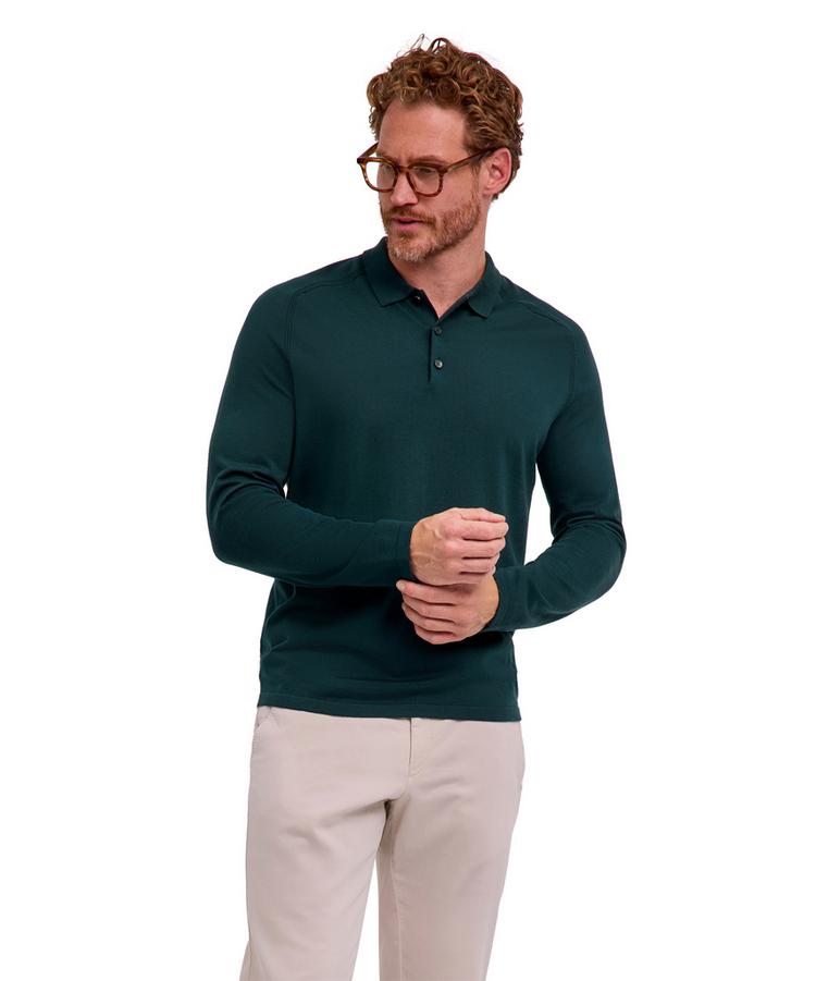 Falke Falke Merino Ultrafine Polo Strickpullover Herren - forest (7450) - 0 | SportScheck