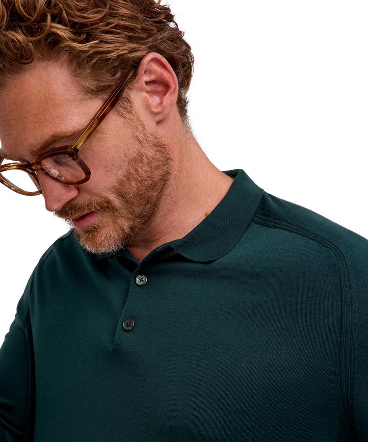 Falke Falke Merino Ultrafine Polo Strickpullover Herren - forest (7450) - 2 | SportScheck