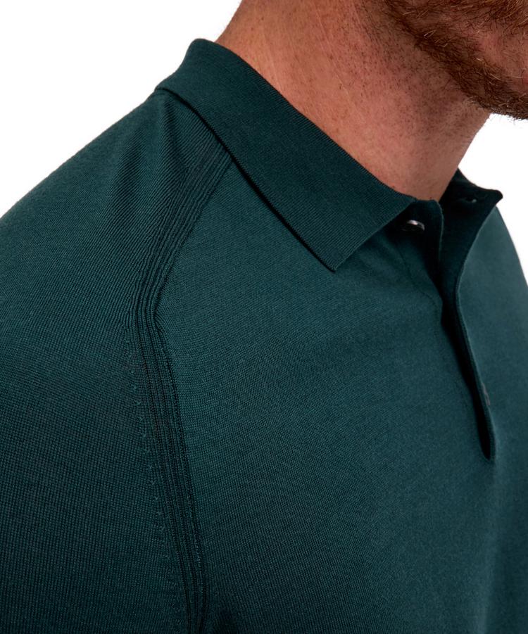 Falke Falke Merino Ultrafine Polo Strickpullover Herren - forest (7450) - 3 | SportScheck