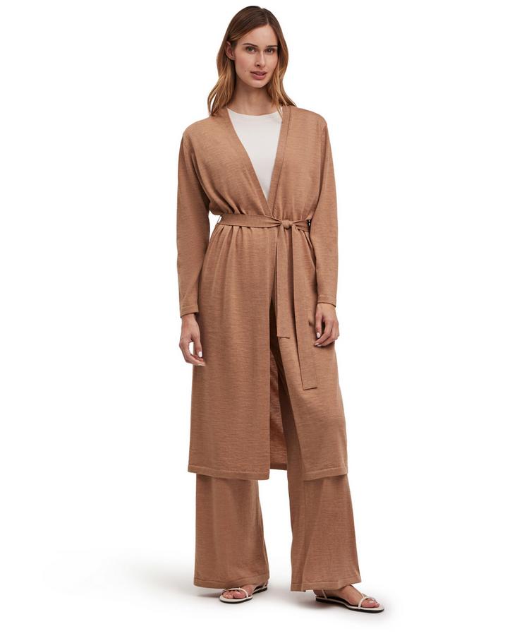 Falke Falke Merino X-Fine Long Cardigan Strickpullover Damen - camel (5038) - 0 | SportScheck