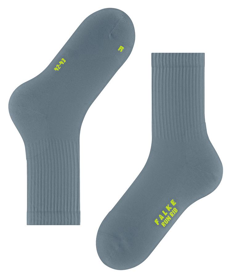 Falke Falke Run Rib Crew Socken - monument (6592) - 2 | SportScheck