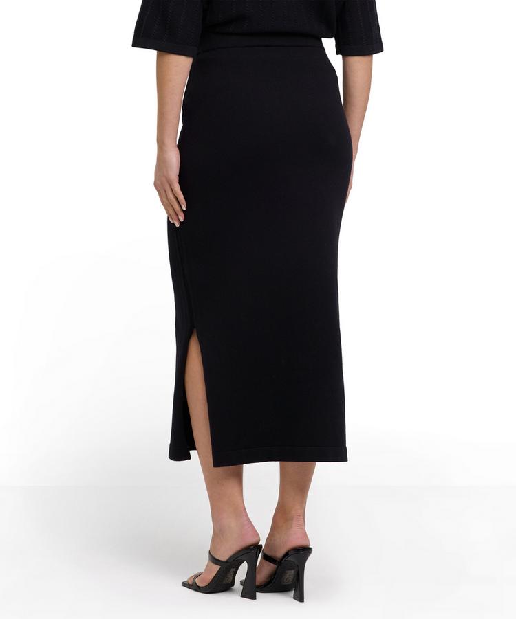 Falke Falke Cotton Midi Skirt Hosenrock Damen - black (3000) - 0 | SportScheck