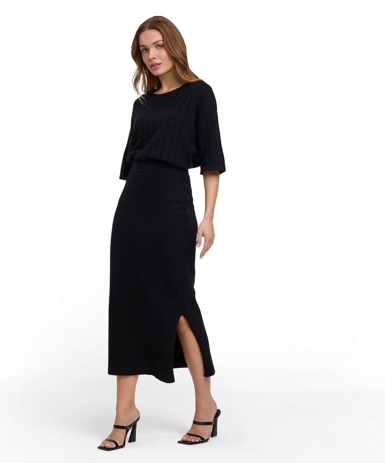 Falke Falke Cotton Midi Skirt Hosenrock Damen - black (3000) - 1 | SportScheck