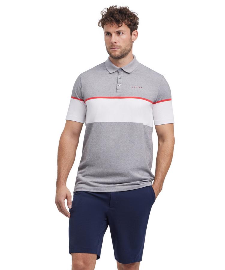 Falke Falke GO Poloshirt Poloshirt Herren - grey-heather (3757) - 0 | SportScheck