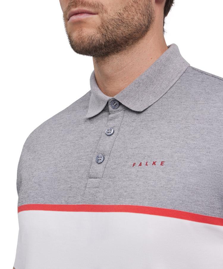 Falke Falke GO Poloshirt Poloshirt Herren - grey-heather (3757) - 2 | SportScheck