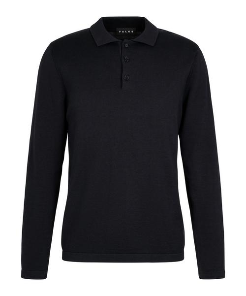 Falke Cotton Polo LS Poloshirt Herren