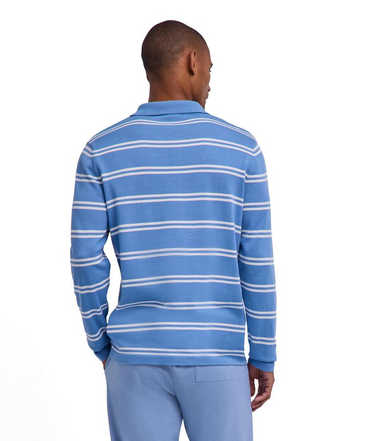 Falke Falke Cotton Polo LS Poloshirt Herren - steelblue (6281) - 0 | SportScheck