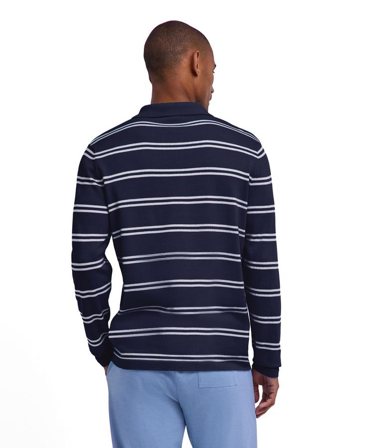 Falke Falke Cotton Polo LS Poloshirt Herren - dark blue (6439) - 0 | SportScheck
