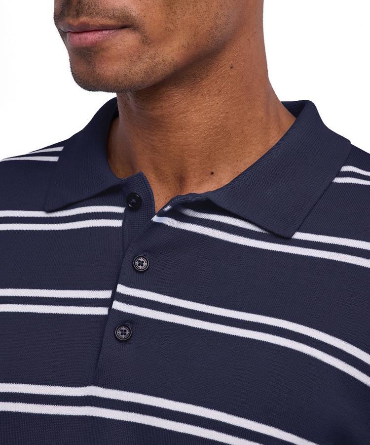 Falke Falke Cotton Polo LS Poloshirt Herren - dark blue (6439) - 3 | SportScheck
