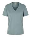 Falke V-Neck T-Shirt Damen - monument (6592)