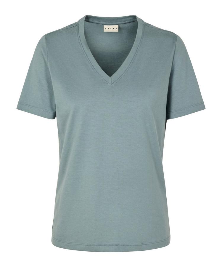 Falke Falke V-Neck T-Shirt Damen - monument (6592) - 0 | SportScheck