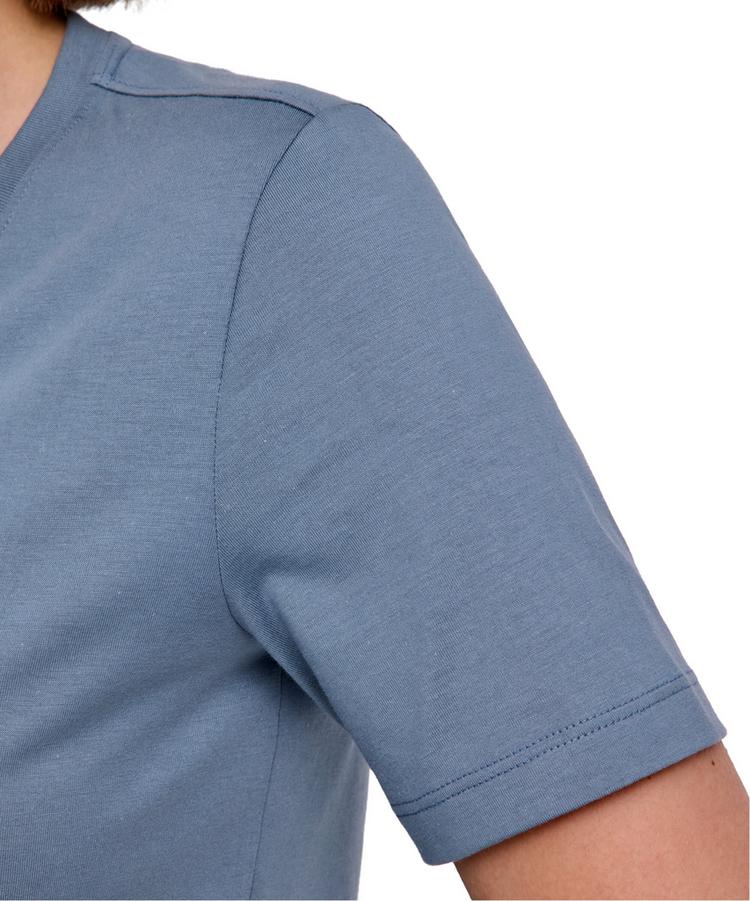 Falke Falke V-Neck T-Shirt Damen - monument (6592) - 3 | SportScheck