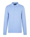 Falke Cotton Polo LS Poloshirt Herren - bleue (6543)