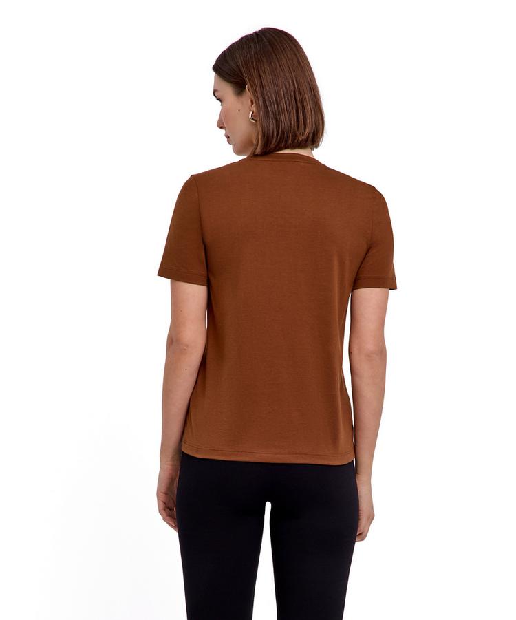 Falke Falke Crew Neck T-Shirt Damen - cappucino (5520) - 0 | SportScheck