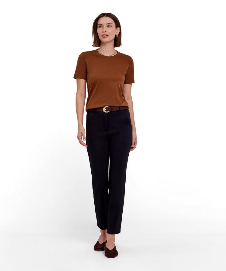 Falke Falke Crew Neck T-Shirt Damen - cappucino (5520) - 1 | SportScheck