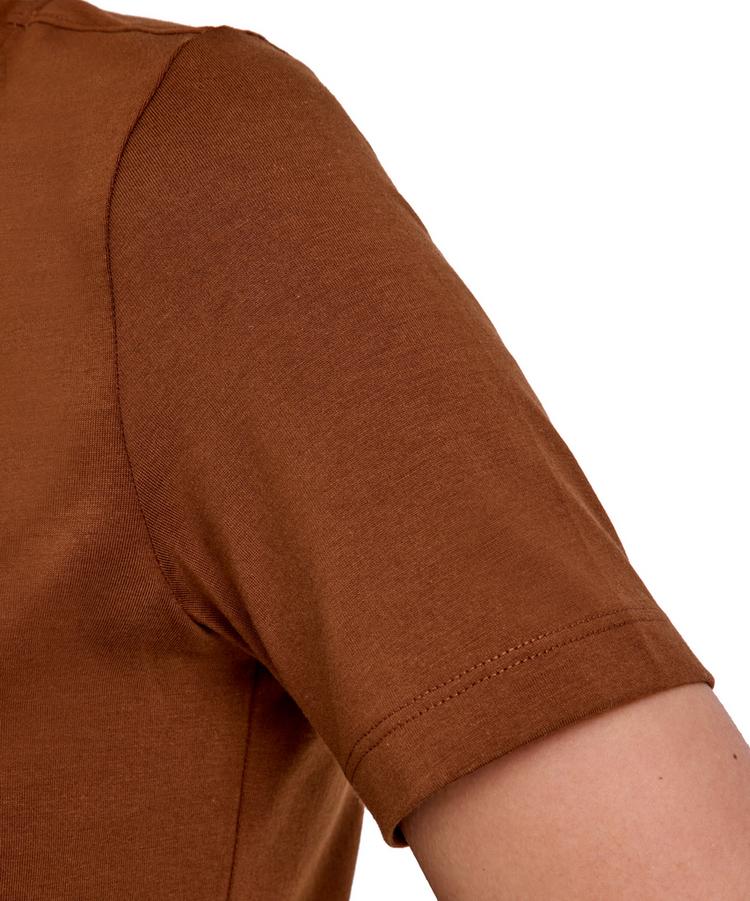 Falke Falke Crew Neck T-Shirt Damen - cappucino (5520) - 3 | SportScheck