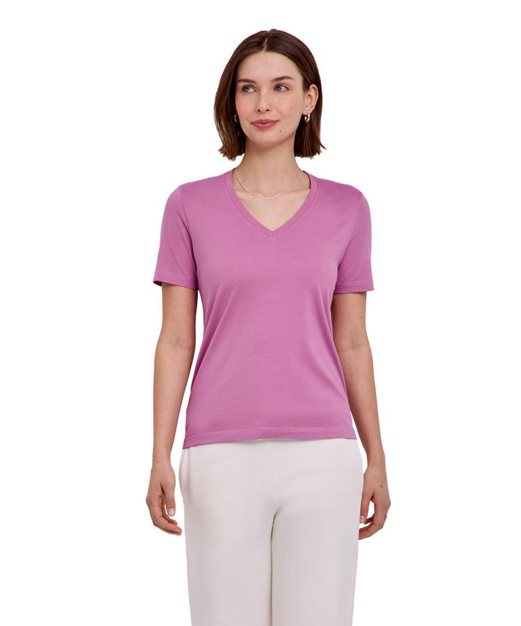 Falke Falke V-Neck T-Shirt Damen - blush (8778) - 0 | SportScheck