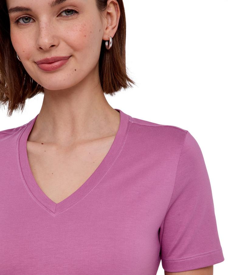 Falke Falke V-Neck T-Shirt Damen - blush (8778) - 4 | SportScheck