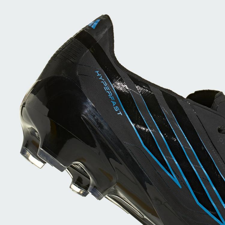 adidas adidas F50 HYPERFAST ELITE Kids Fu&szlig;ballschuh, Fu&szlig;ballschuhe Kinder - Core Black / Core Black / Lucid Ray Blue - 5 | SportScheck