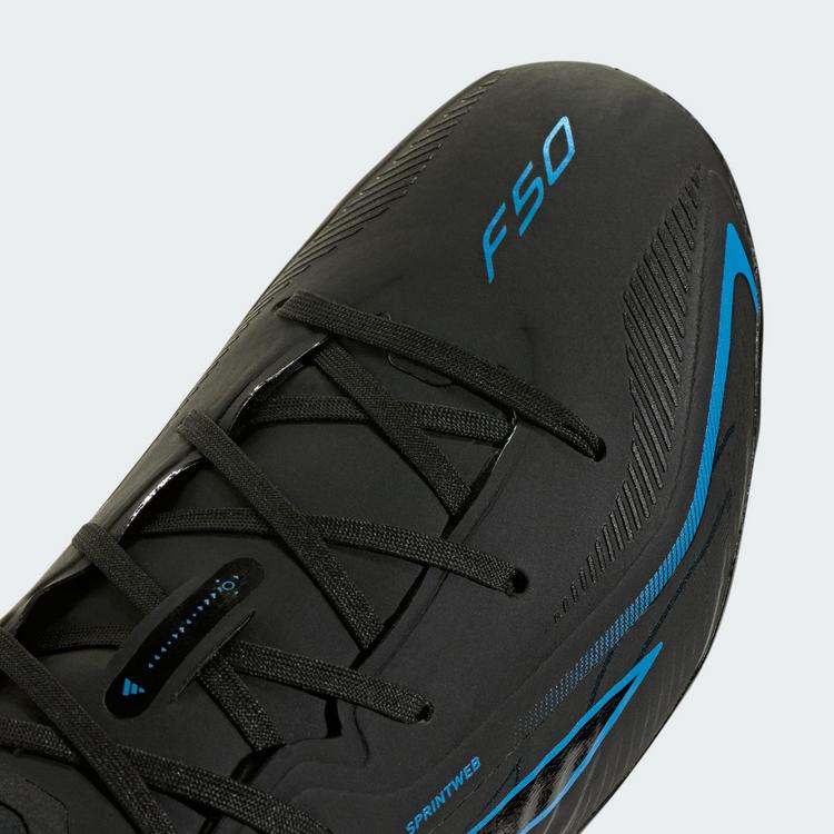 adidas adidas F50 HYPERFAST ELITE Kids Fu&szlig;ballschuh, Fu&szlig;ballschuhe Kinder - Core Black / Core Black / Lucid Ray Blue - 6 | SportScheck