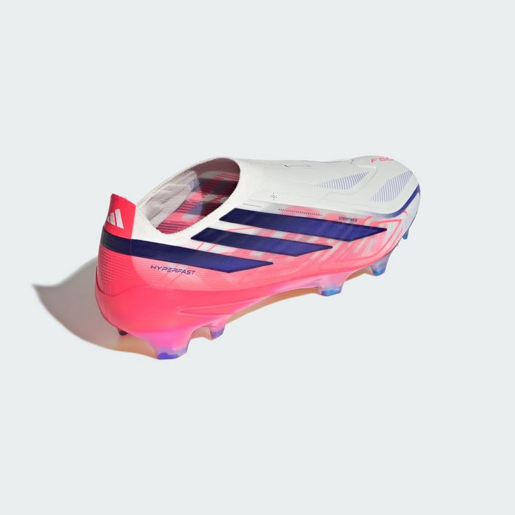 adidas adidas F50 Hyperfast Elite Fu&szlig;ballschuh, feste Fu&szlig;ballschuhe - Cloud White / Solar Purple / Solar Turbo - 3 | SportScheck