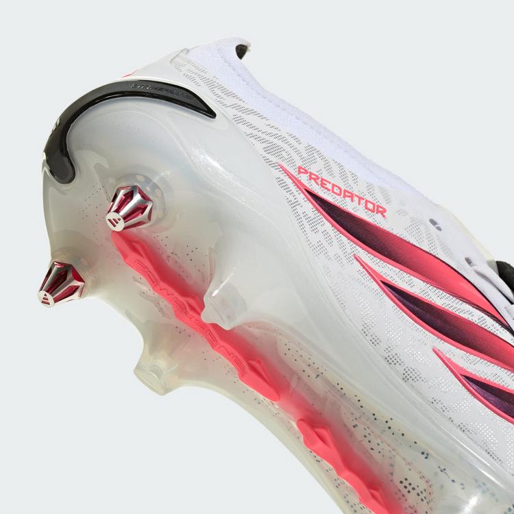 adidas adidas Predator Elite Fu&szlig;ballschuh, weiche Fu&szlig;ballschuhe - Cloud White / Solar Turbo / Core Black - 5 | SportScheck