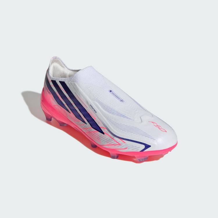 adidas adidas F50 HYPERFAST ELITE Kids Fu&szlig;ballschuh, Fu&szlig;ballschuhe Kinder - Cloud White / Solar Purple / Solar Turbo - 2 | SportScheck