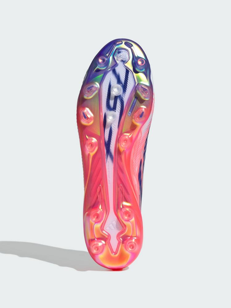 adidas adidas F50 Hyperfast Elite Fu&szlig;ballschuh, Fu&szlig;ballschuhe - Cloud White / Solar Purple / Solar Turbo - 1 | SportScheck