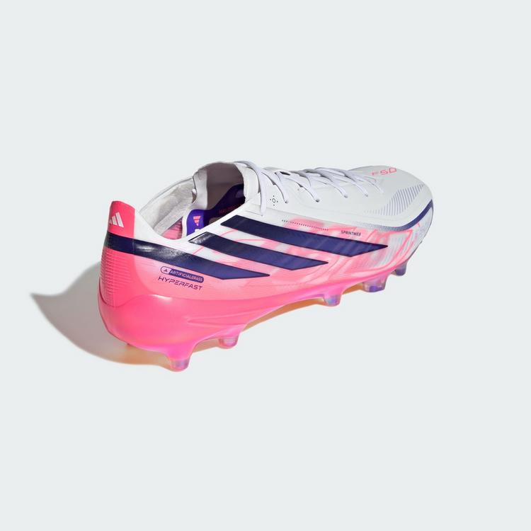 adidas adidas F50 Hyperfast Elite Fu&szlig;ballschuh, Fu&szlig;ballschuhe - Cloud White / Solar Purple / Solar Turbo - 3 | SportScheck