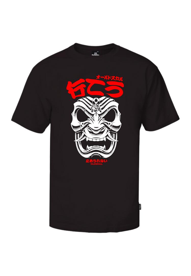 OLDSKULL OLDSKULL Asian Mask Printshirt Herren - Black - 0 | SportScheck