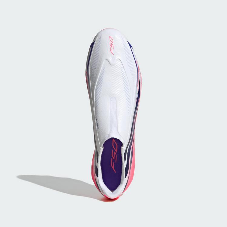 adidas adidas F50 Hyperfast League Fu&szlig;ballschuh, Fu&szlig;ballschuhe - Cloud White / Solar Purple / Solar Turbo - 0 | SportScheck