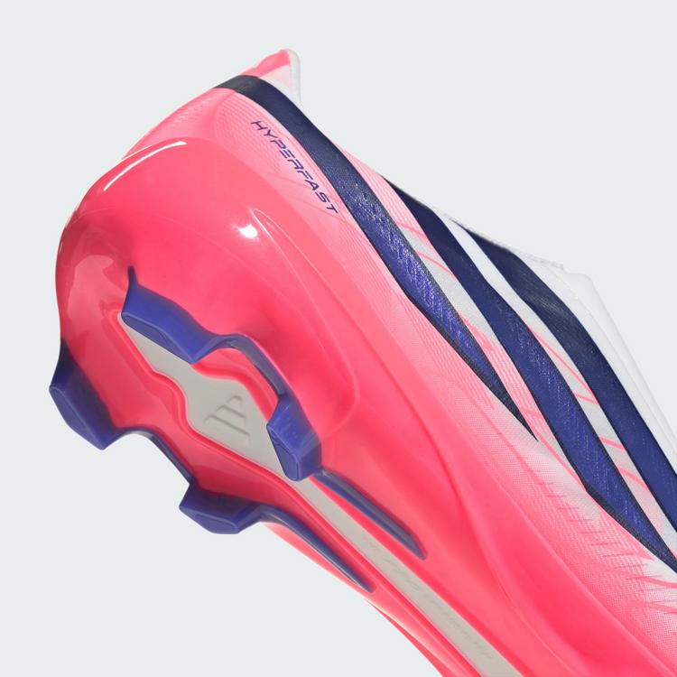 adidas adidas F50 Hyperfast League Fu&szlig;ballschuh, Fu&szlig;ballschuhe - Cloud White / Solar Purple / Solar Turbo - 5 | SportScheck