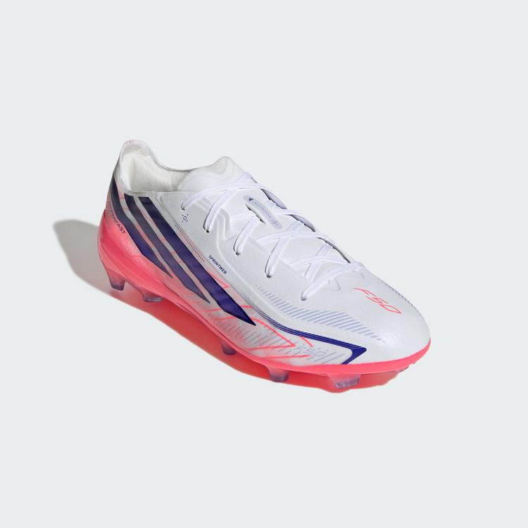 adidas adidas F50 HYPERFAST ELITE Kids Fu&szlig;ballschuh, Fu&szlig;ballschuhe Kinder - Cloud White / Solar Purple / Solar Turbo - 2 | SportScheck