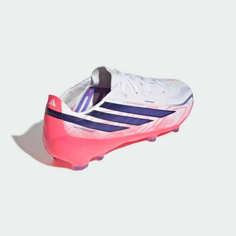 adidas adidas F50 HYPERFAST ELITE Kids Fu&szlig;ballschuh, Fu&szlig;ballschuhe Kinder - Cloud White / Solar Purple / Solar Turbo - 3 | SportScheck