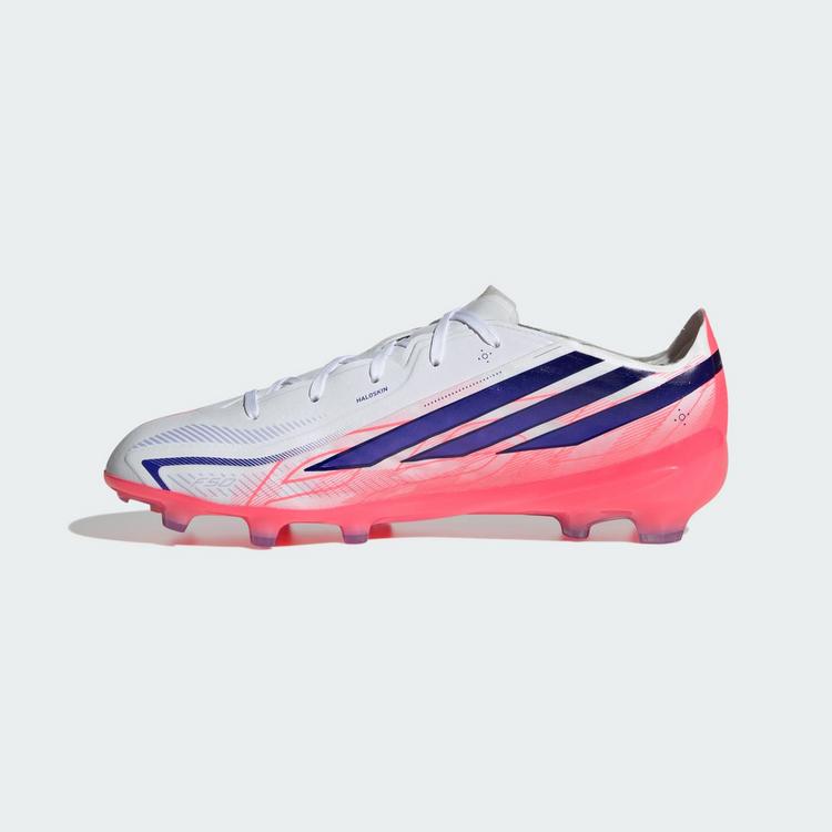 adidas adidas F50 HYPERFAST ELITE Kids Fu&szlig;ballschuh, Fu&szlig;ballschuhe Kinder - Cloud White / Solar Purple / Solar Turbo - 4 | SportScheck