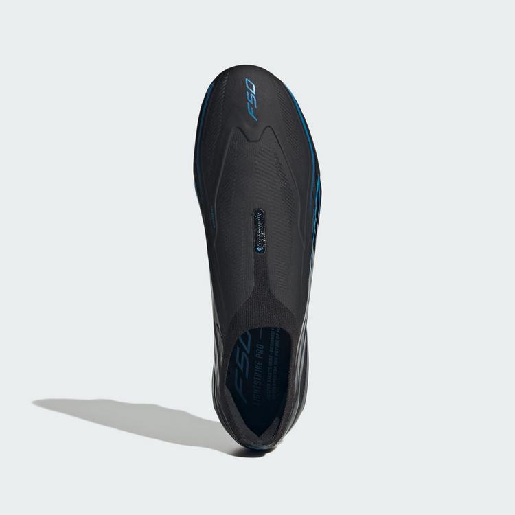 adidas adidas F50 Hyperfast Elite Fu&szlig;ballschuh, feste Fu&szlig;ballschuhe - Core Black / Core Black / Lucid Ray Blue - 0 | SportScheck