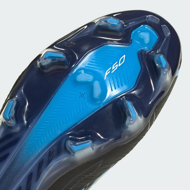 adidas adidas F50 Hyperfast Elite Fu&szlig;ballschuh, feste Fu&szlig;ballschuhe - Core Black / Core Black / Lucid Ray Blue - 6 | SportScheck