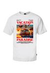 OLDSKULL Wrldvibe Travel Printshirt Herren - White