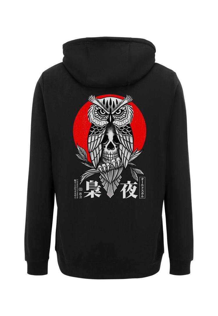 OLDSKULL OLDSKULL Asian Secret Owl Skull Graphic Hoodie Herren - Black - 0 | SportScheck