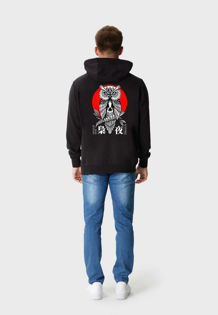 OLDSKULL OLDSKULL Asian Secret Owl Skull Graphic Hoodie Herren - Black - 1 | SportScheck