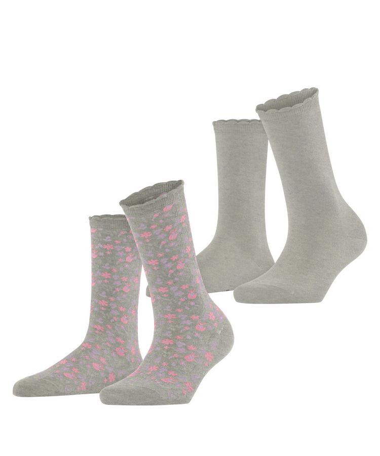 ESPRIT ESPRIT Flower Meadow SO  2-Pack Socken Damen - storm grey (3820) - 0 | SportScheck