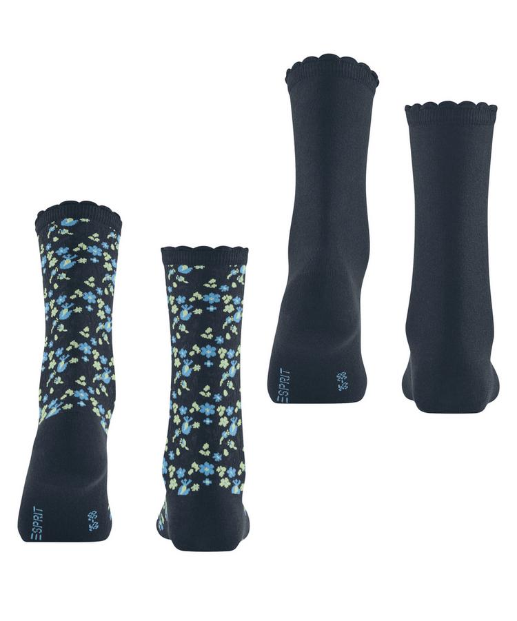 ESPRIT ESPRIT Flower Meadow SO  2-Pack Socken Damen - marine (6120) - 0 | SportScheck