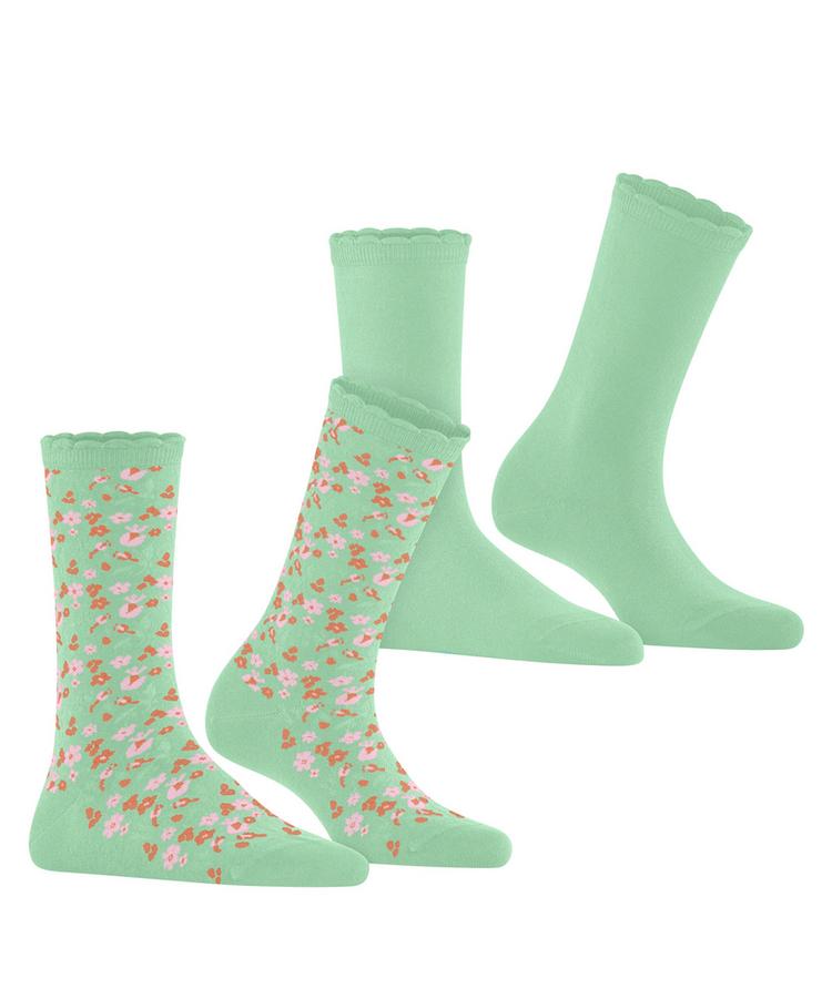ESPRIT ESPRIT Flower Meadow SO  2-Pack Socken Damen - mint (7537) - 0 | SportScheck
