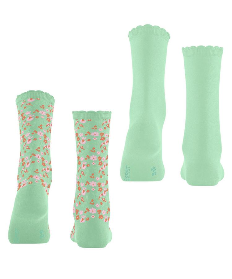 ESPRIT ESPRIT Flower Meadow SO  2-Pack Socken Damen - mint (7537) - 0 | SportScheck