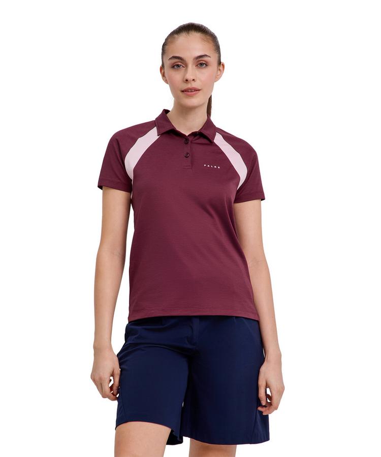 Falke Falke GO Poloshirt Poloshirt Damen - mahogany (8344) - 0 | SportScheck